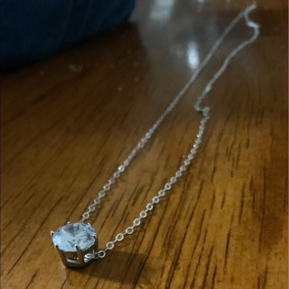 925 Solitaire Pendant Necklace